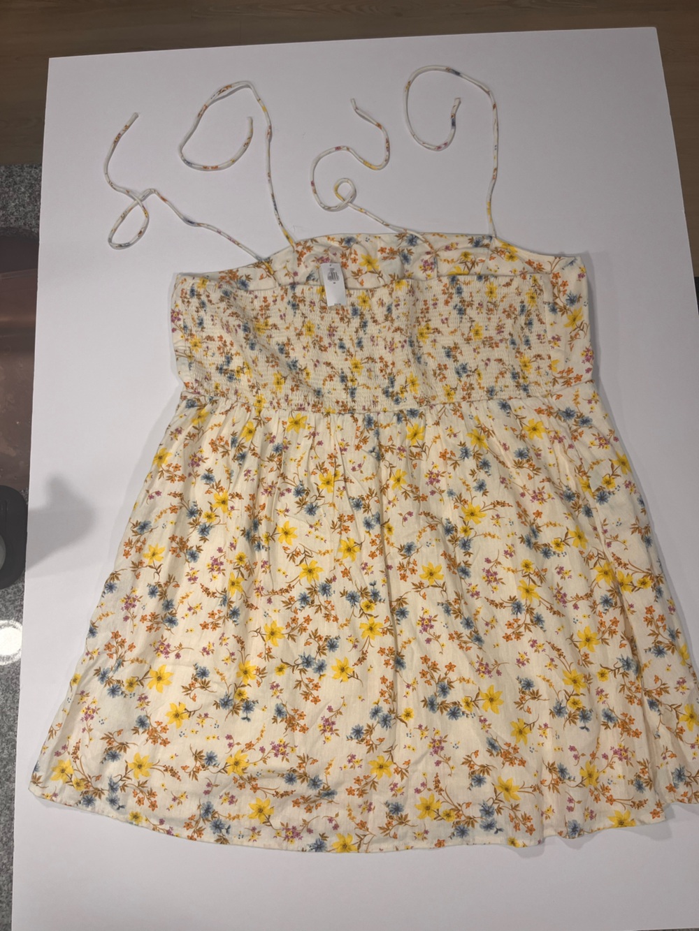 NWT, Old Navy Fit & Flare Tie-Strap Linen-Blend Floral
Mini Dress - Size 3X - Picture 8 of 12